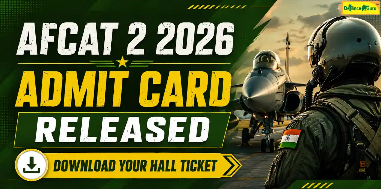 AFCAT 2 2026 Admit Card